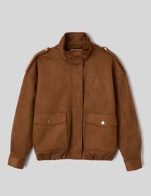 Blouson su&eacute;dine