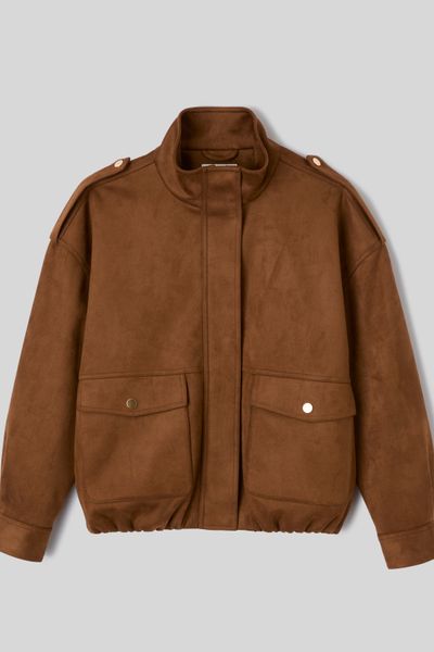 Blouson su&eacute;dine