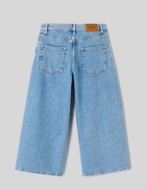 Jupe culotte denim