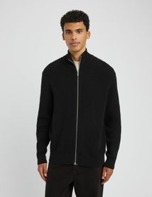 Pull col montant zippé
