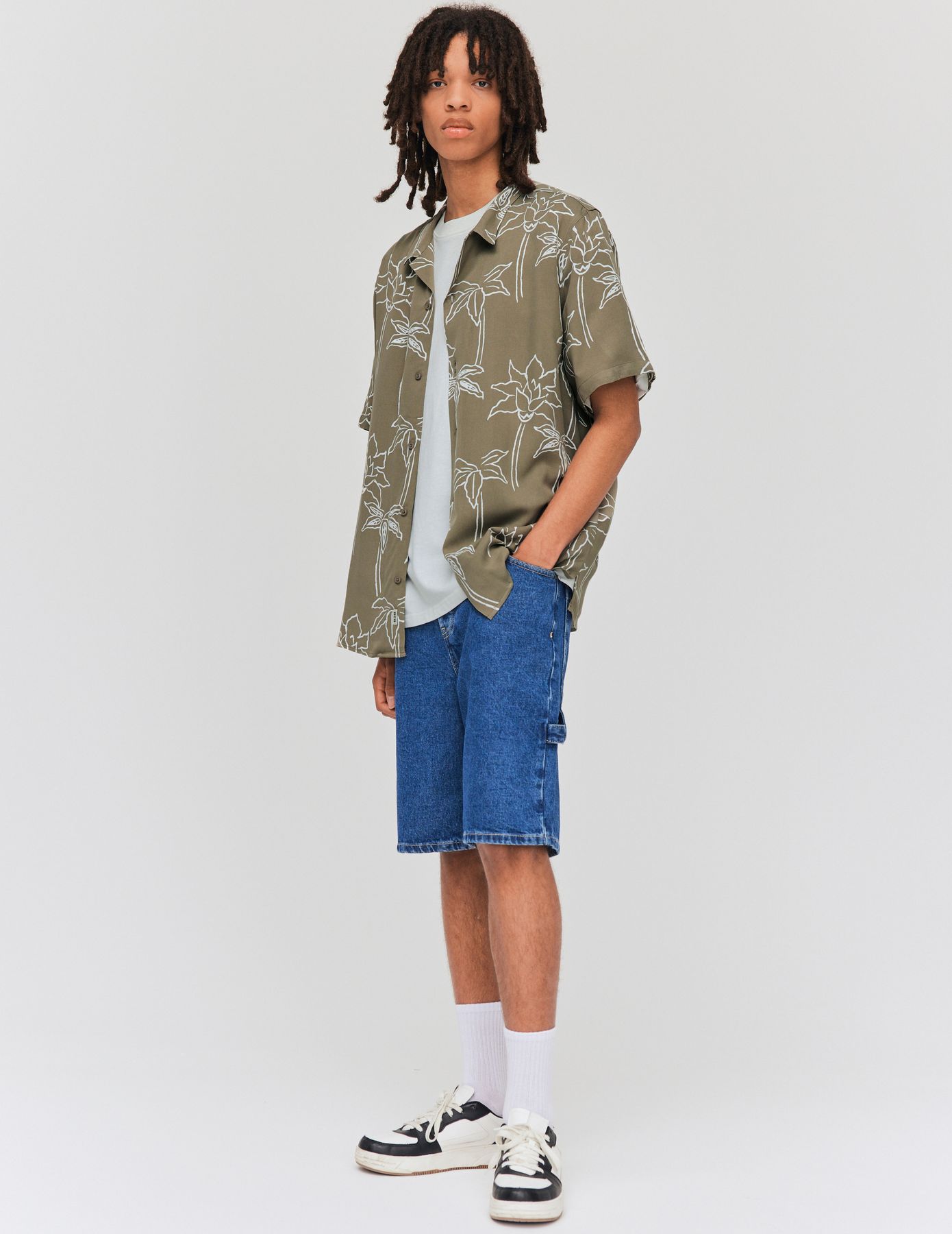 Chemisette imprim&eacute;e fluide