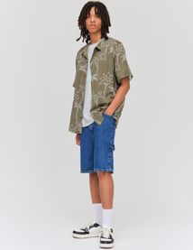 Chemisette imprim&eacute;e fluide