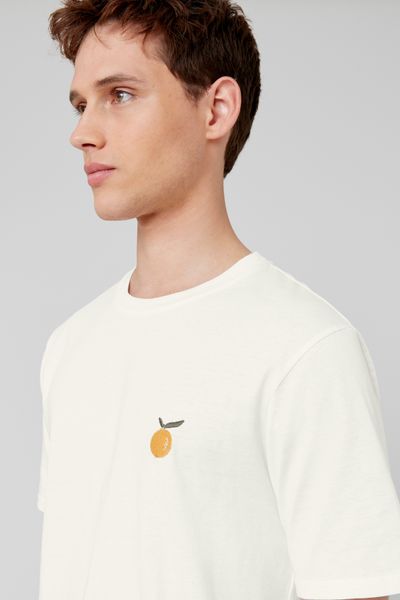 T-shirt brodé à message