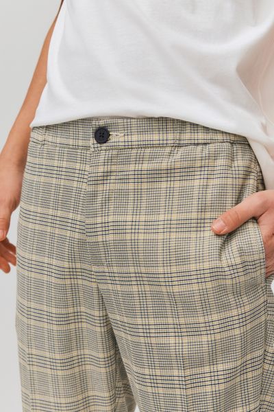 Pantalon de ville à carreaux