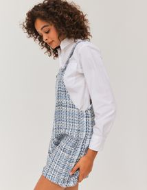 Combinaison short en tweed