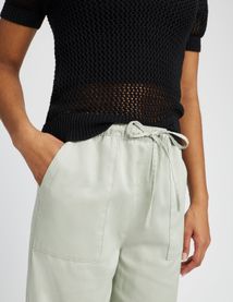 Pantalon fluide avec poches en lyocell