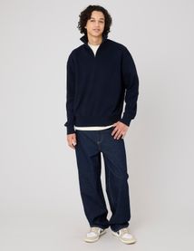 Pull col montant zippé