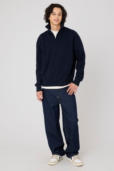 Pull col montant zippé