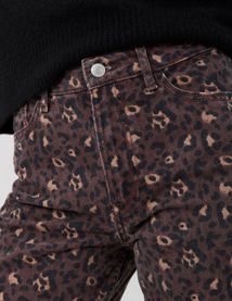 Jean imprimé léopard