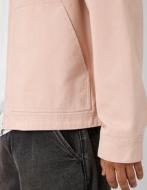 Veste zipp&eacute;e unie col velours