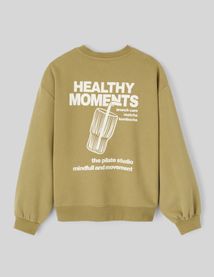 Sweat col rond imprimé