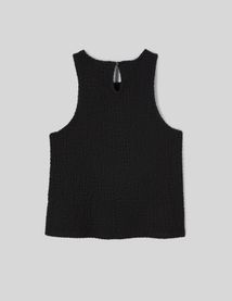Débardeur avec tissu reliefé