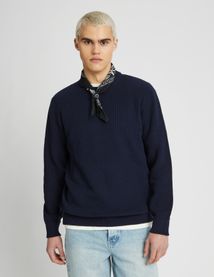 Pull col rond uni