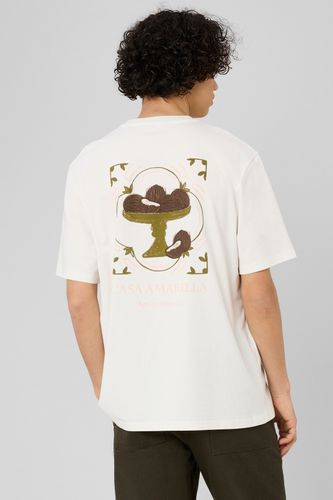 T-shirt imprim&eacute; devant dos