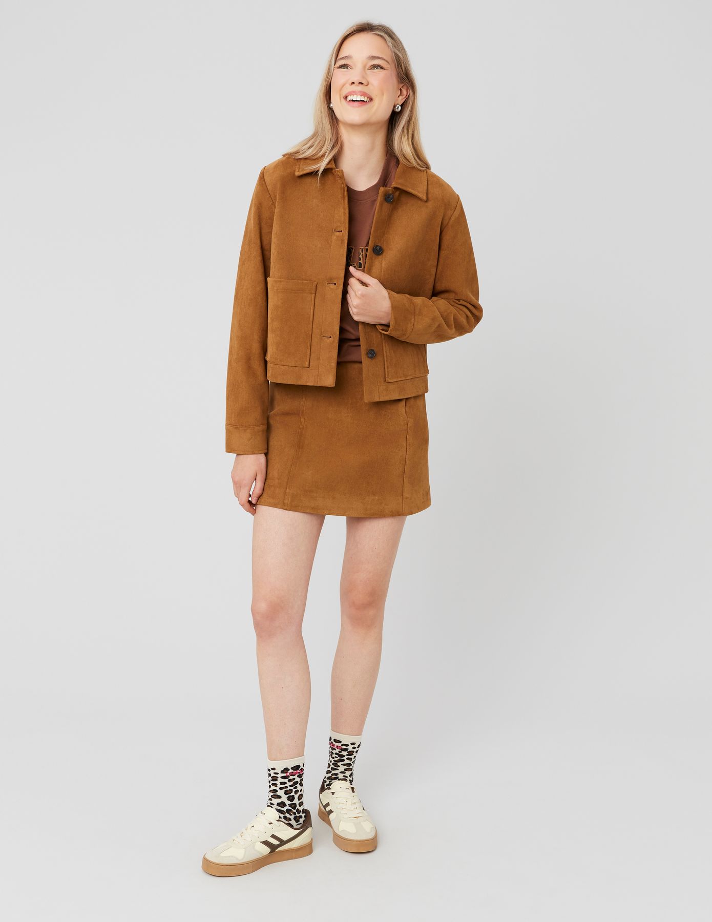Veste en suédine