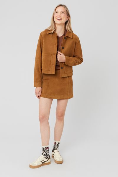Veste en suédine