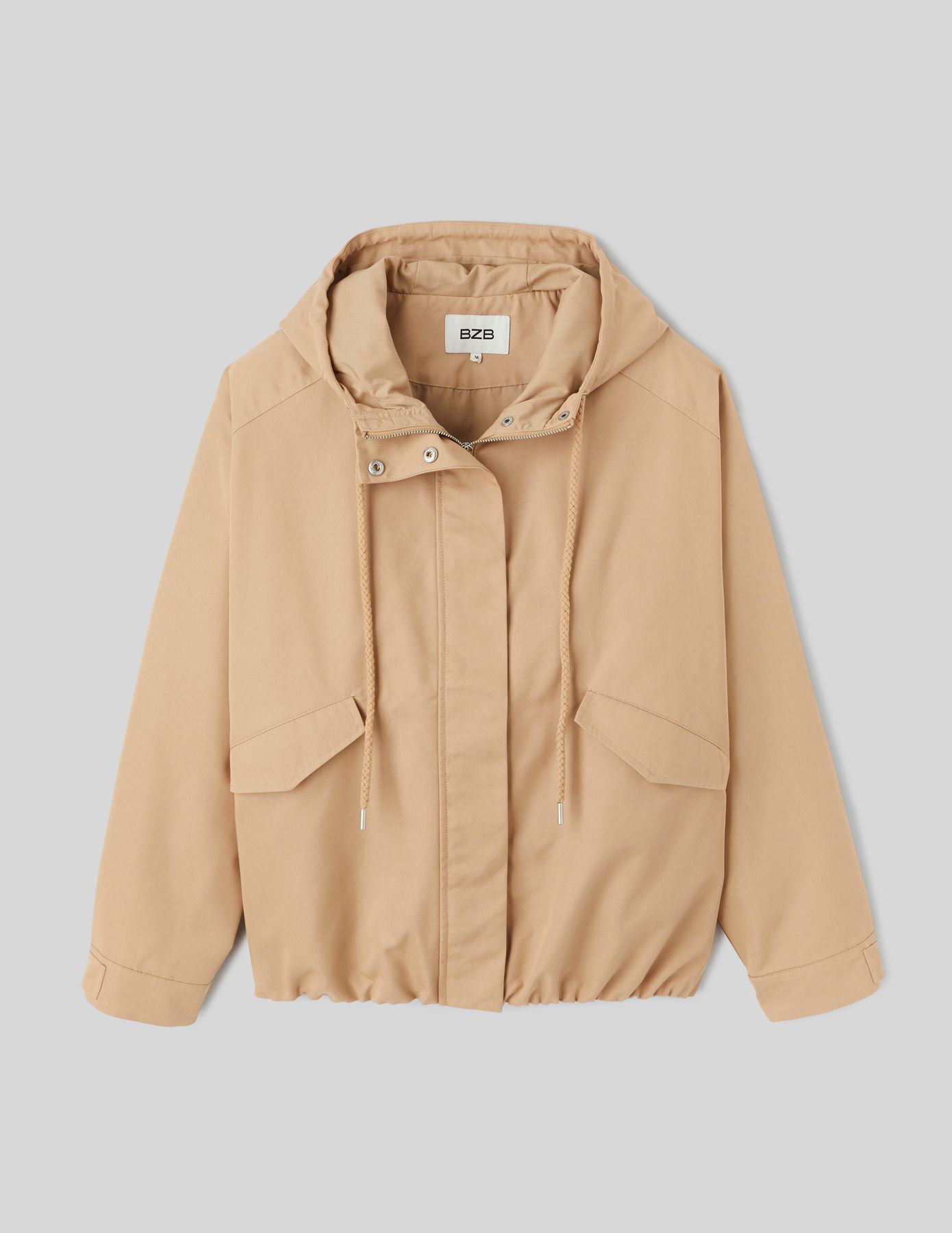 Blouson court à capuche