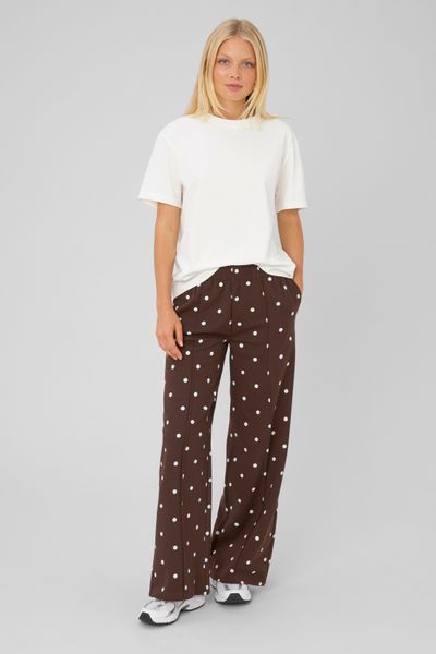 Pantalon jogging &agrave; pois