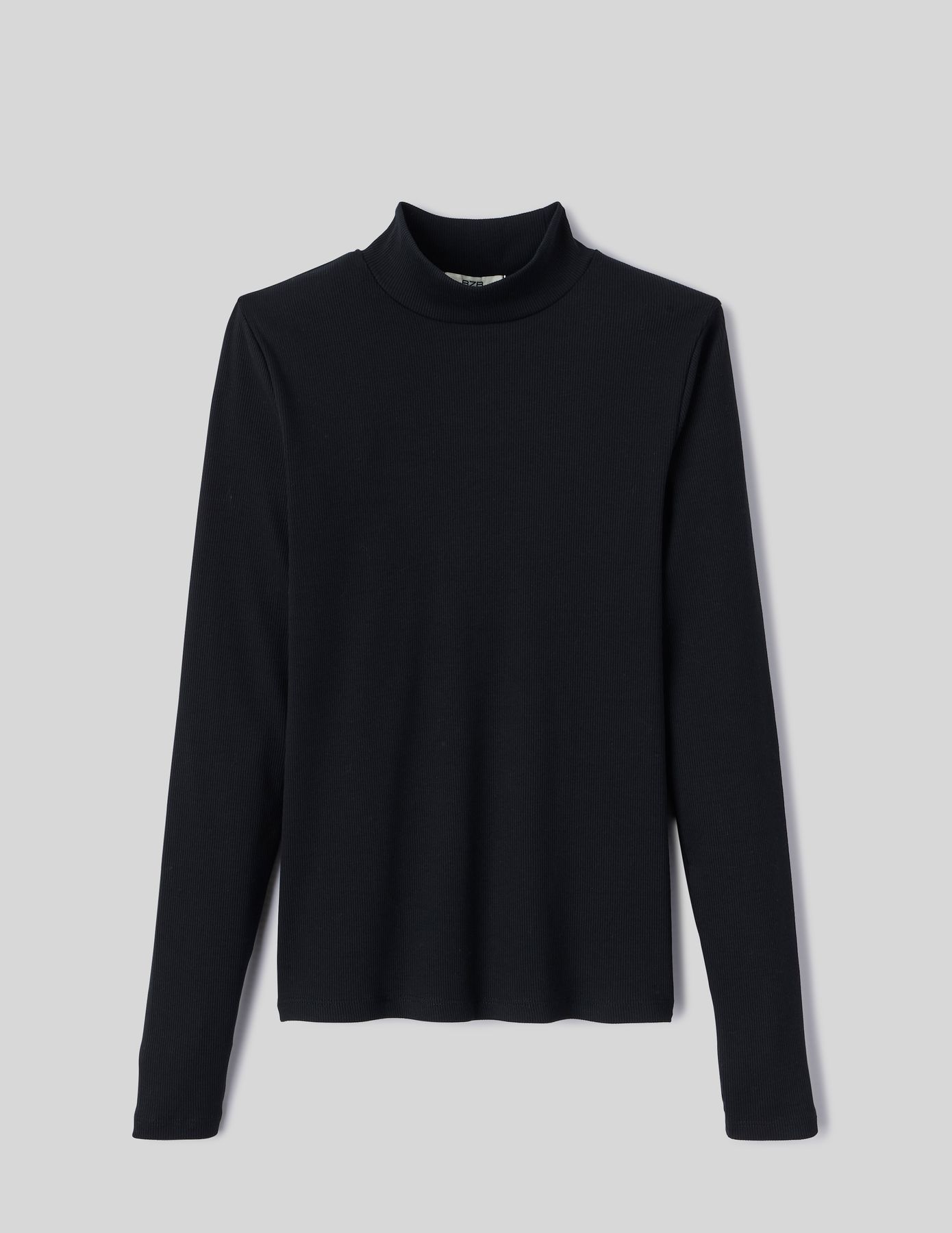 T-shirt col montant uni