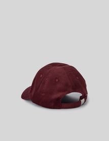Casquette en velours c&ocirc;tel&eacute;