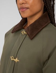 Veste avec col velours cotel&eacute;