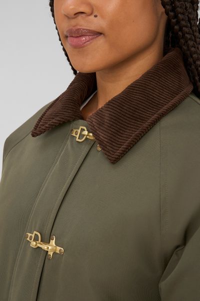 Veste avec col velours cotel&eacute;