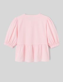 Chemise rayée à nœuds