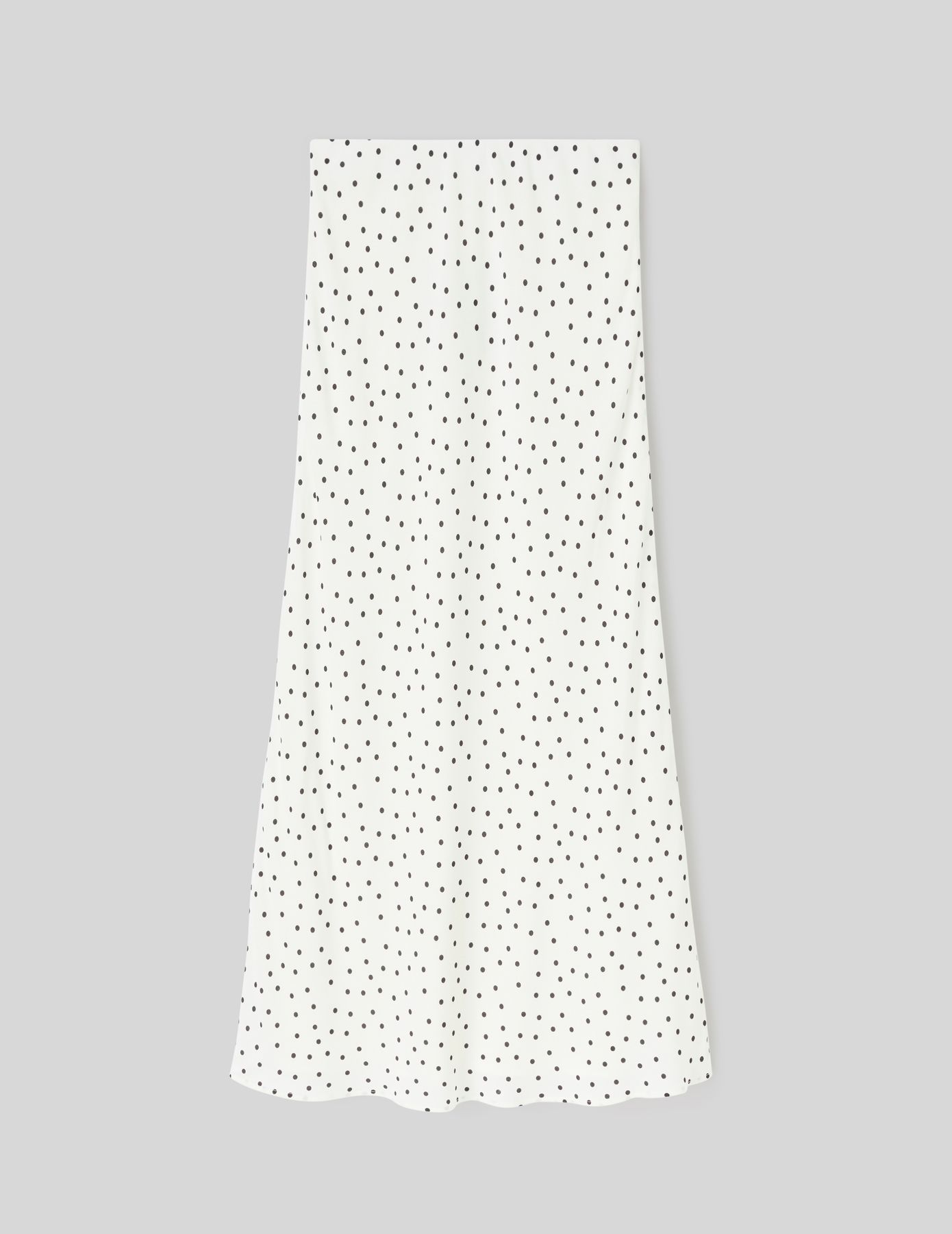 Jupe longue &agrave; pois