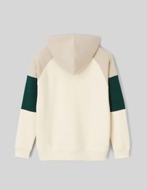 Sweat colorblock à capuche