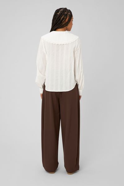Pantalon ample pliss&eacute;