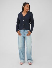 Cardigan &agrave; boutons