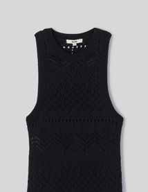 Robe longue crochet