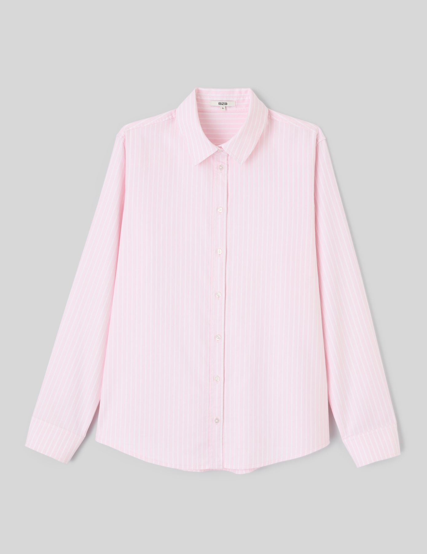 Chemise ray&eacute;e manches longues