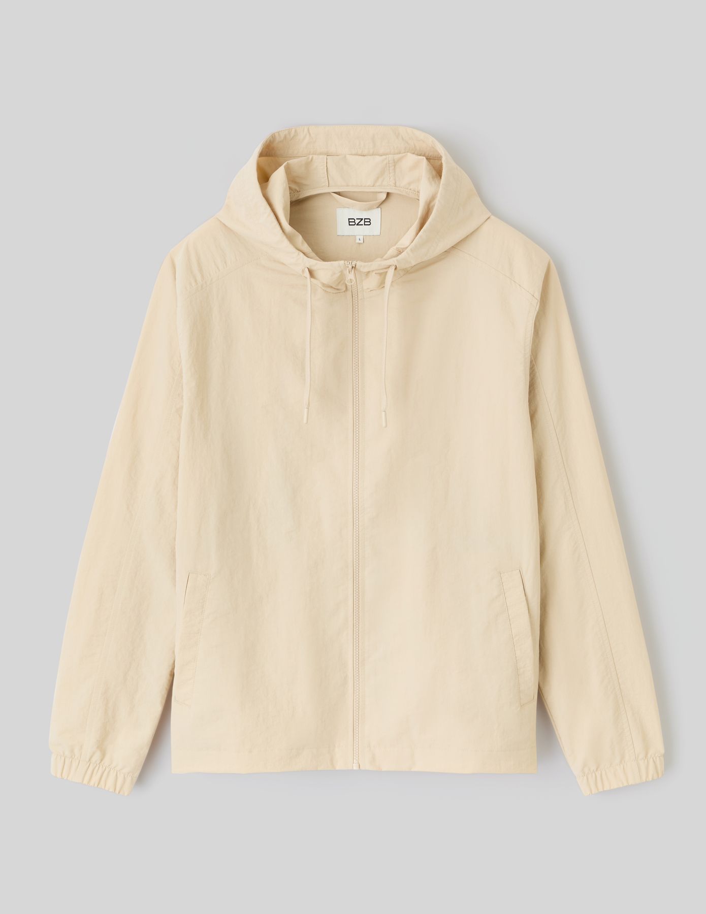 Blouson coup vent à capuche