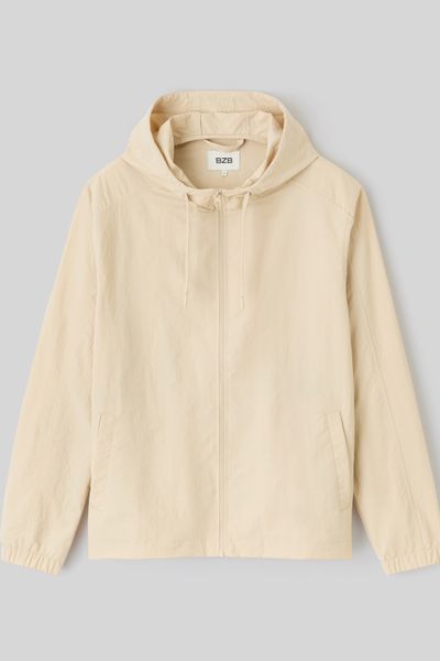 Blouson coup vent à capuche