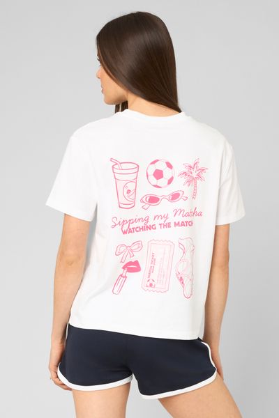 T-shirt imprim&eacute; devant/ dos