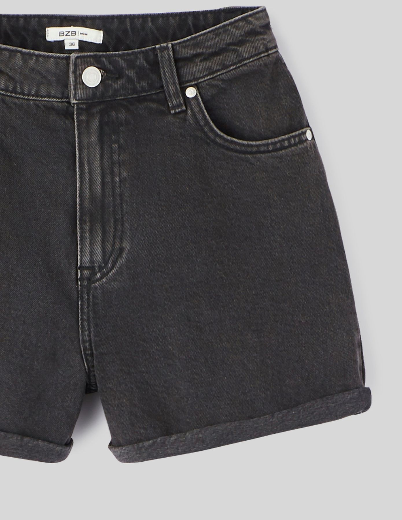 Short en jean mom fit