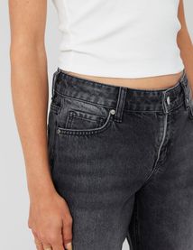Jean straight taille basse