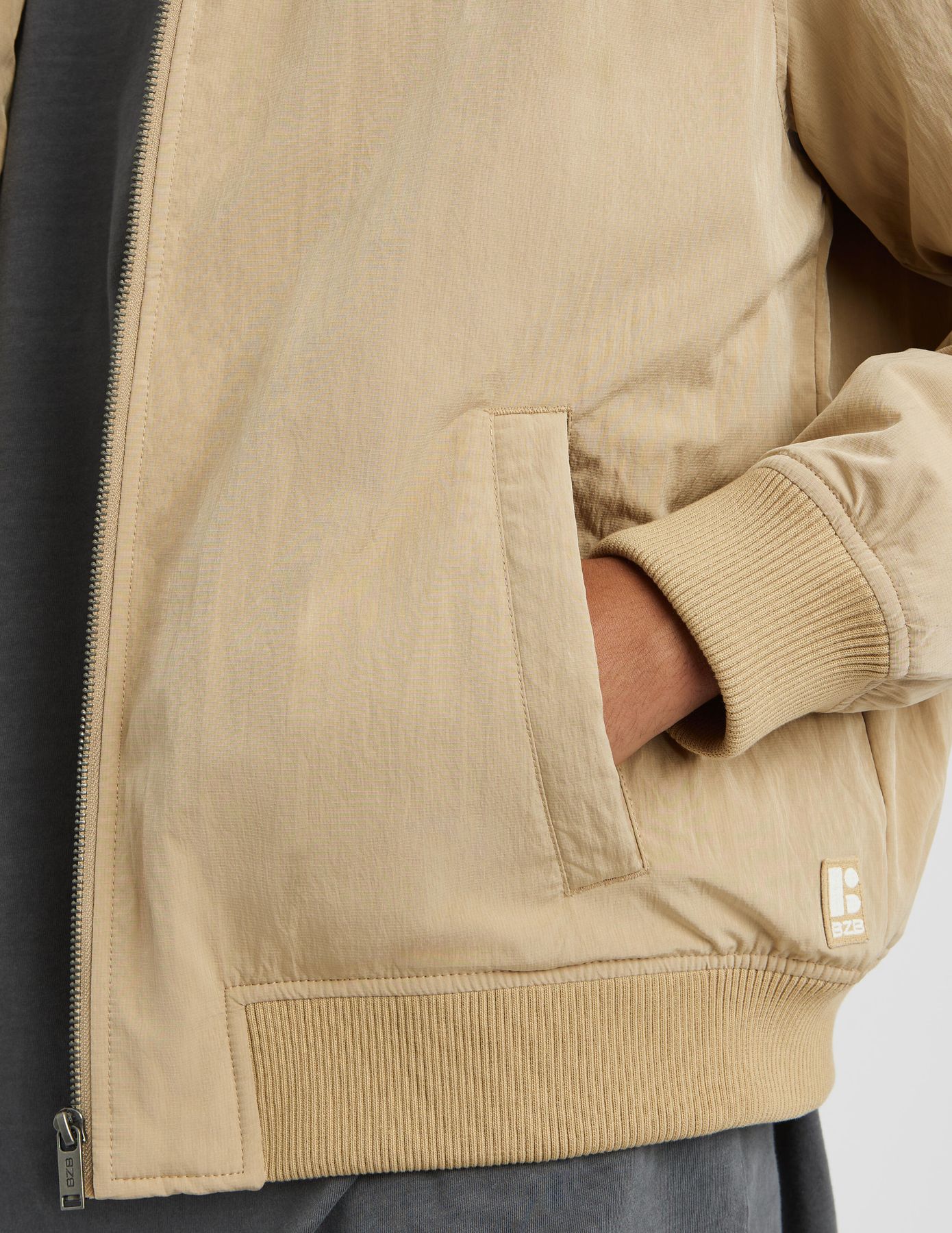 Veste zippée col sherpa