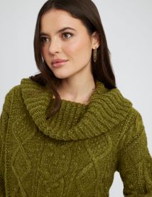 Pull col roulé