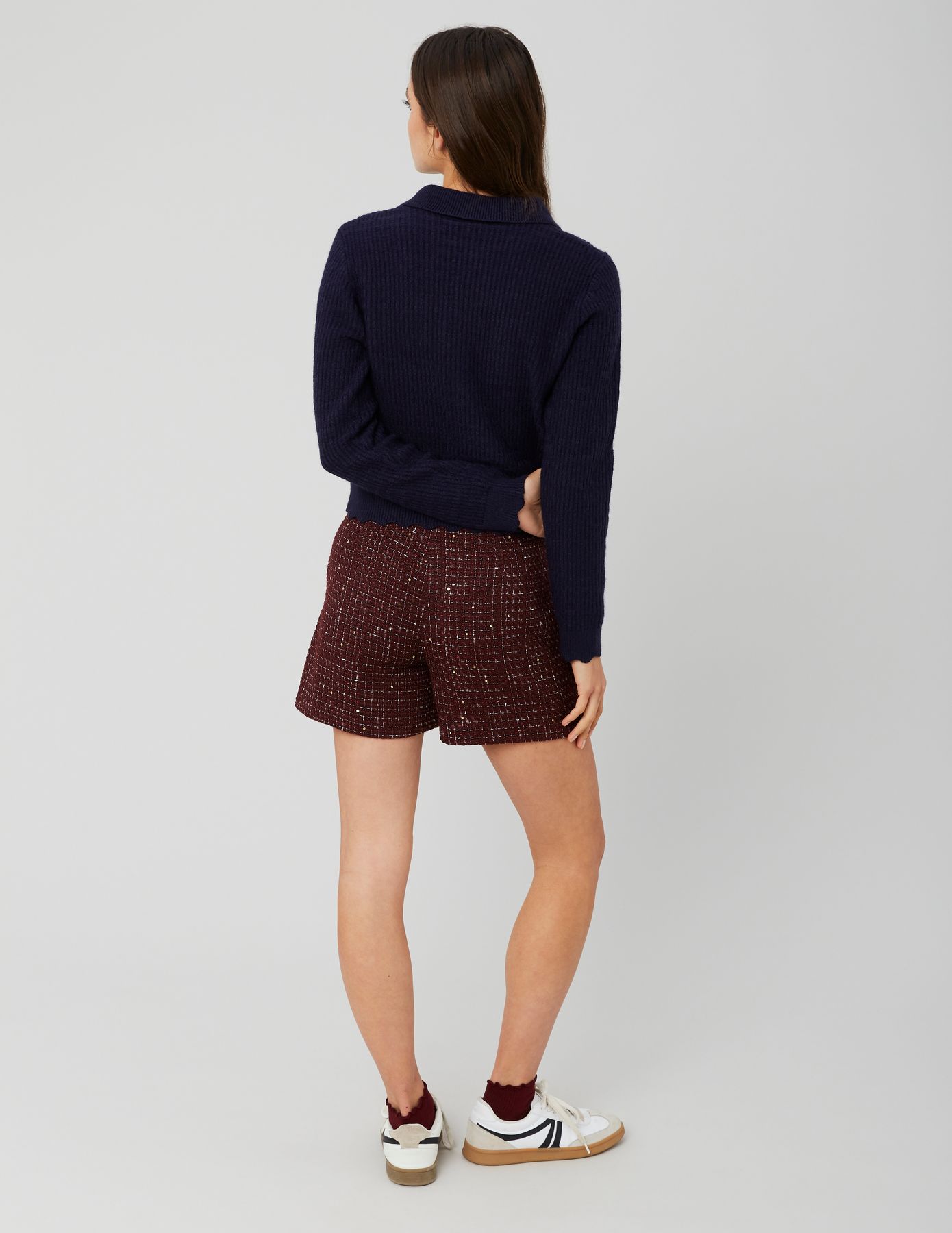 Gilet col polo boutonné