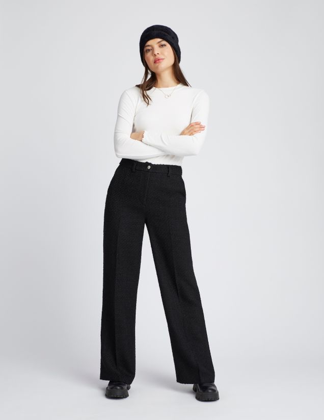 Pantalon en tweed