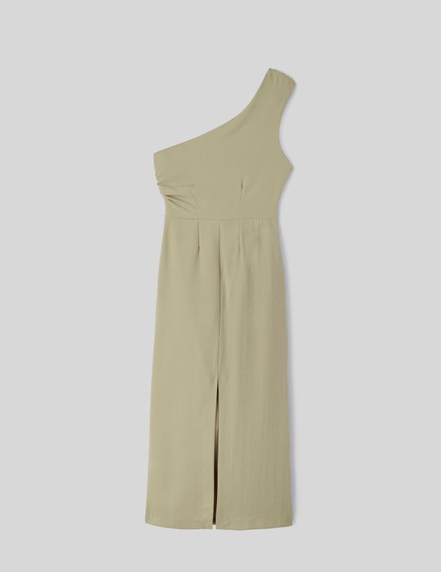 Robe longue asymétrique