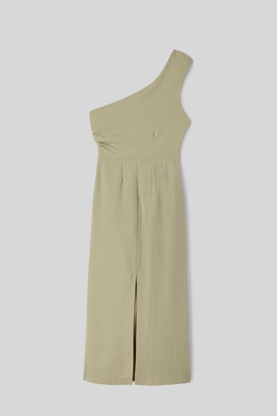Robe longue asymétrique