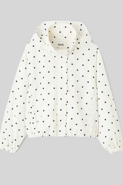 Blouson l&eacute;ger imprim&eacute; pois