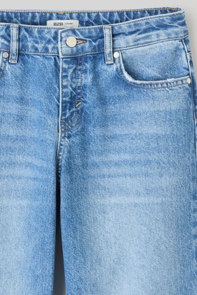 Jean straight taille basse