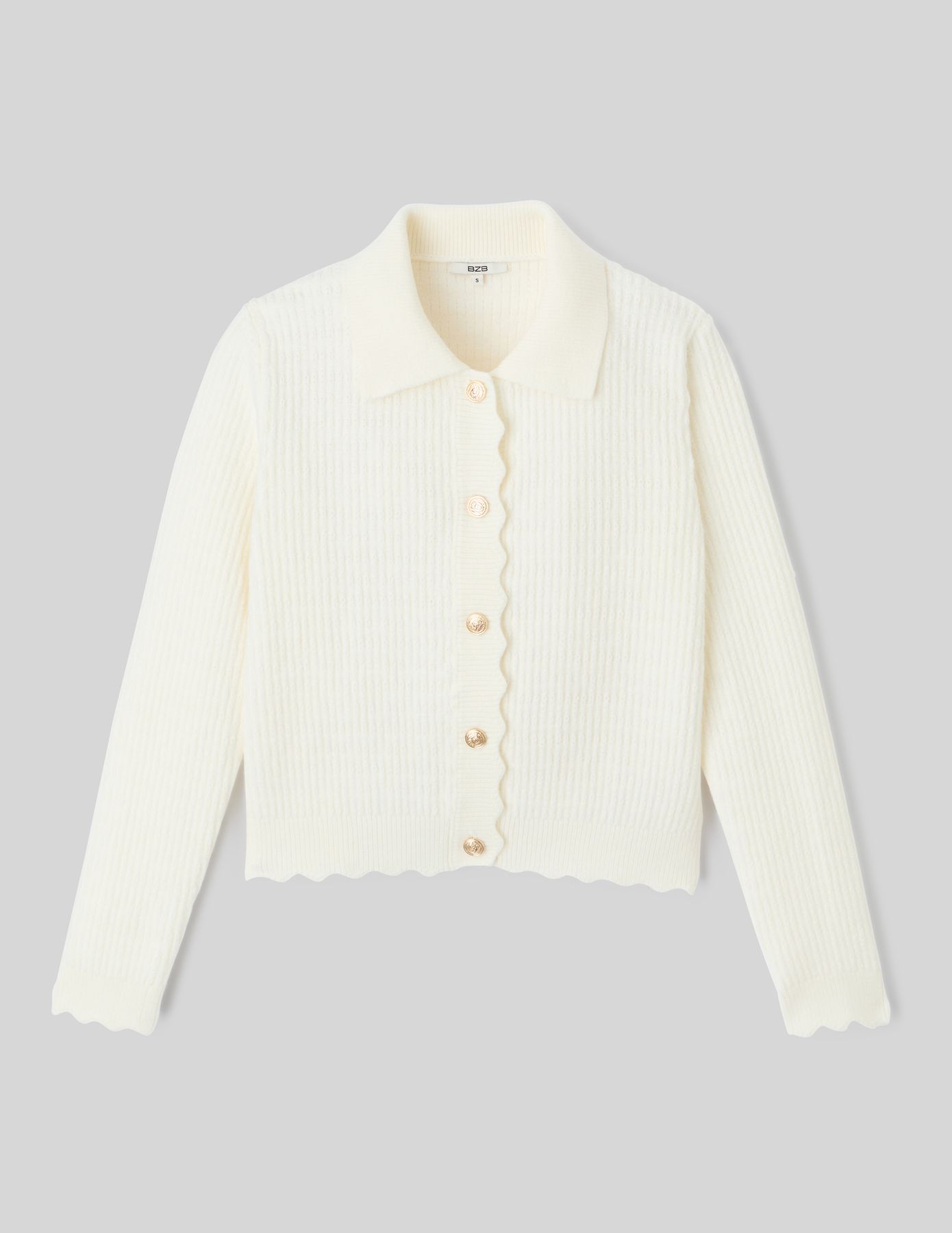 Gilet col polo boutonné