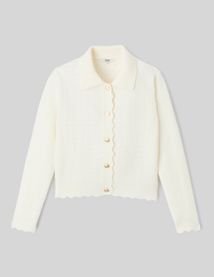 Gilet col polo boutonné