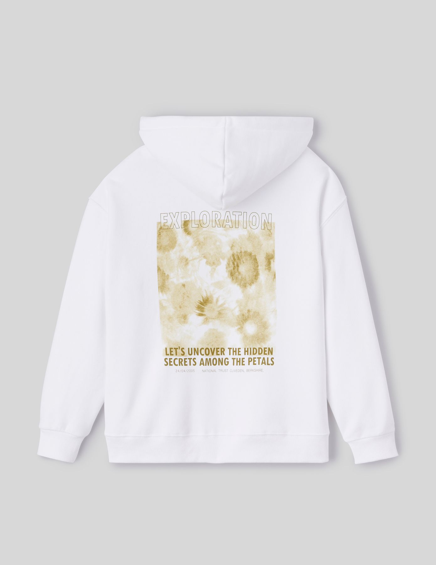 Sweat capuche imprimé dos