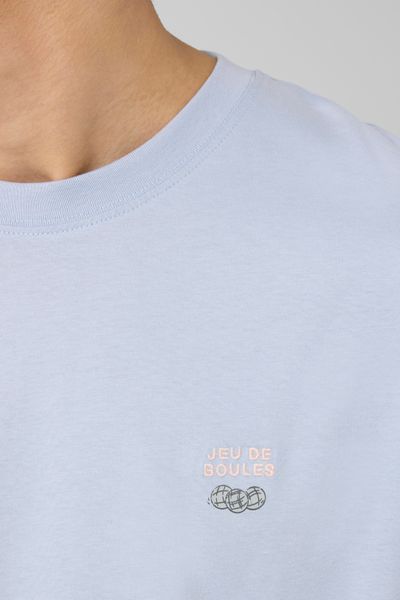 T-shirt broderie poitrine